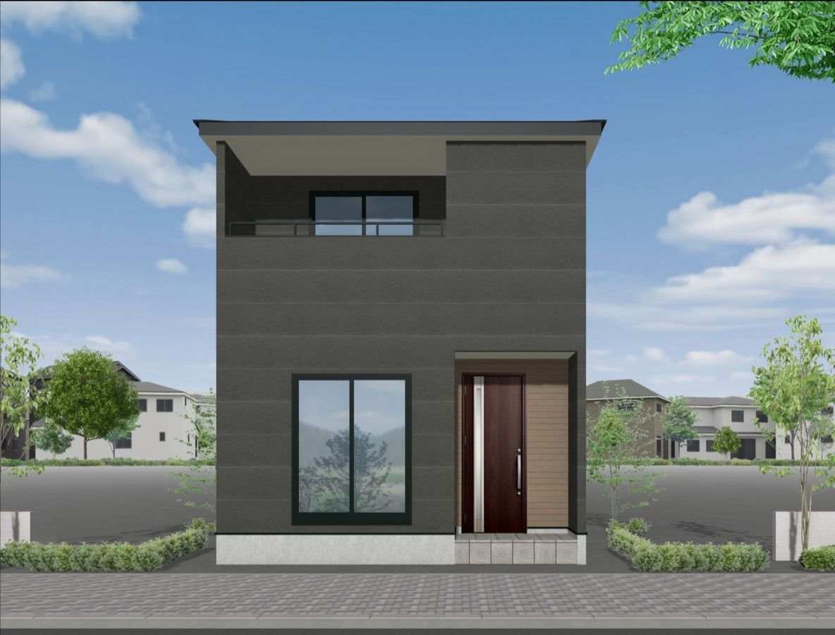 名取市増田7丁目第2 新築戸建 1号棟 外観パース図 外観パース図