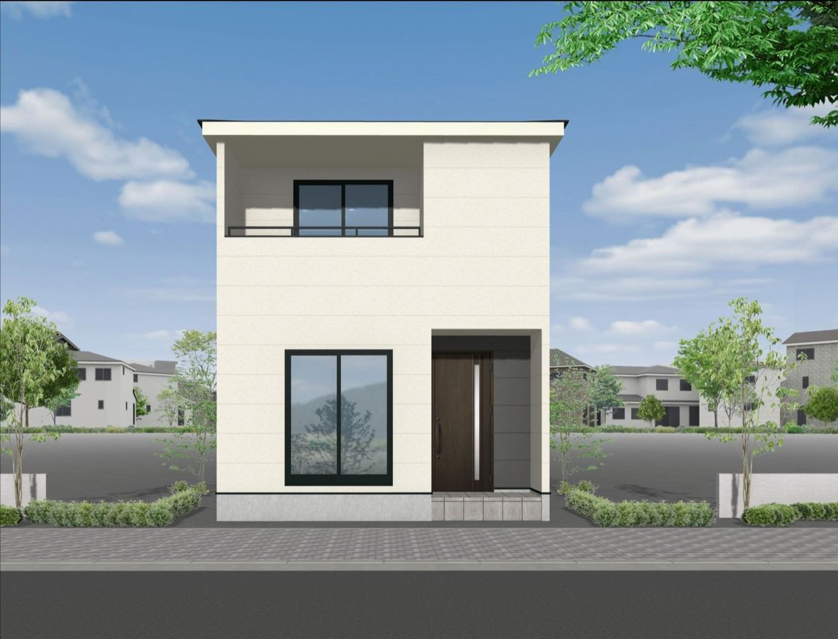 名取市増田7丁目第2 新築戸建 2号棟 外観パース図 外観パース図