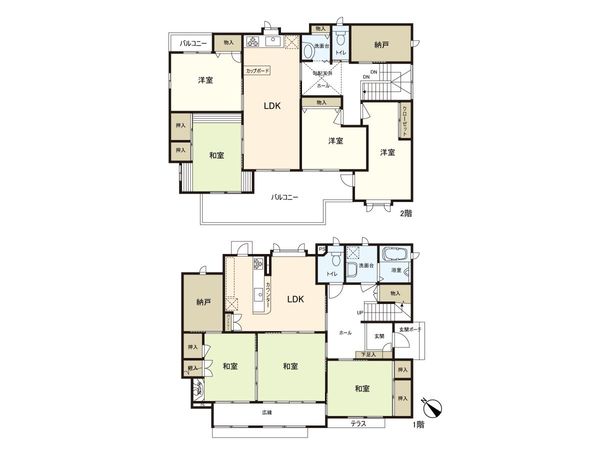 長町一丁目 戸建 間取図(平面図)