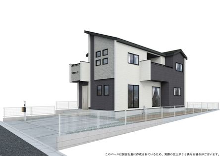 郡山字欠ノ上 新築戸建 外観パース図