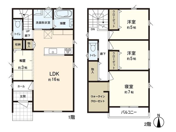 増田9丁目 新築戸建 間取図(平面図)