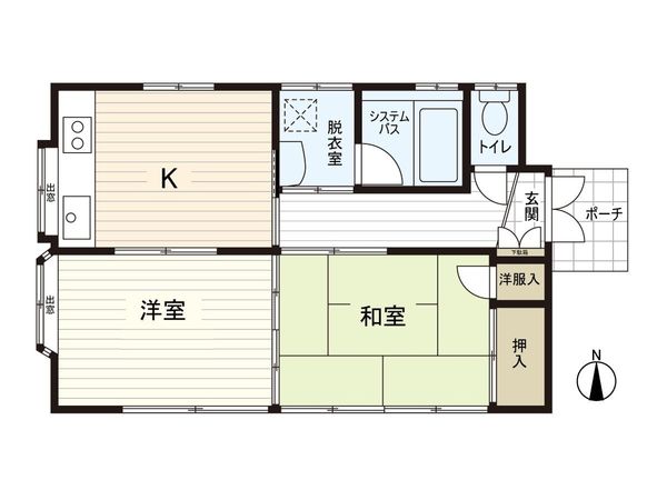 日本平 平家 間取図(平面図)