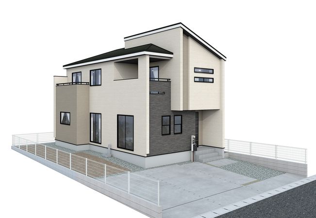新築戸建 田高字南 外観パース図 新築戸建 田高字南 外観パース図