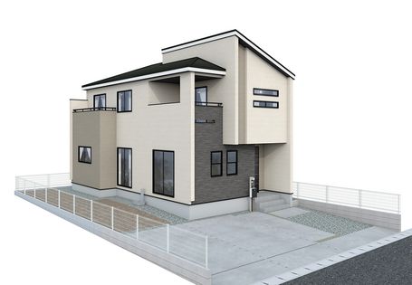 新築戸建 田高字南 外観パース図