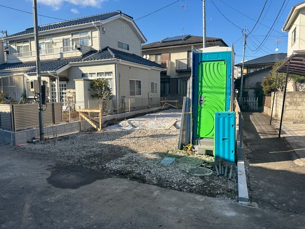 新築戸建 清水沼 前面道路含む外観 新築戸建 清水沼 前面道路含む外観