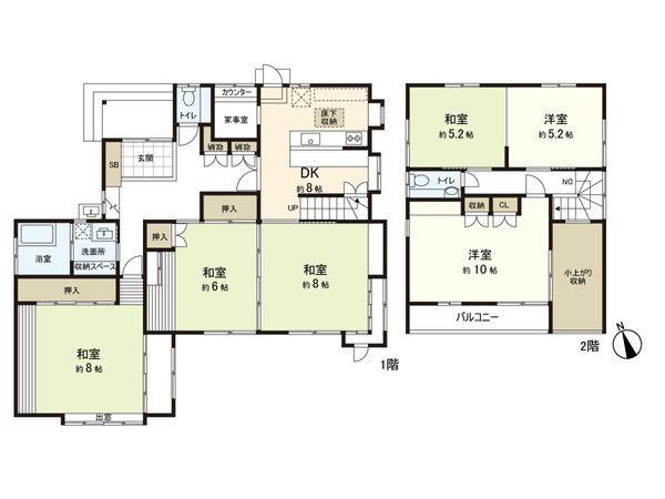 茂庭台3丁目 戸建 間取図(平面図) 茂庭台3丁目 戸建 間取図(平面図)