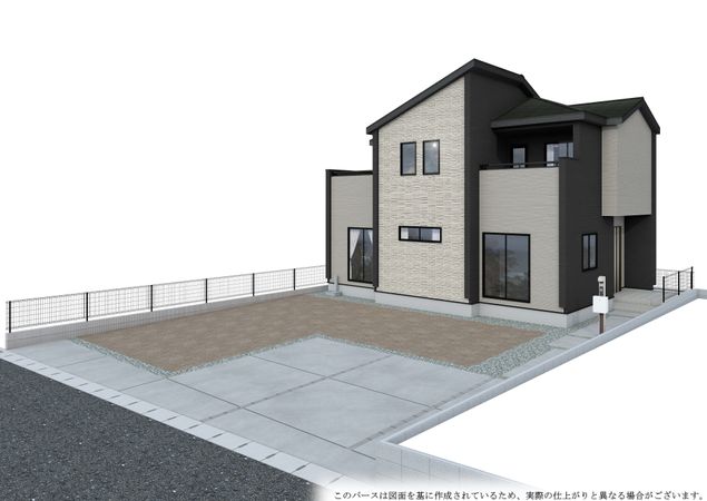 袋原5丁目 新築戸建 外観パース図