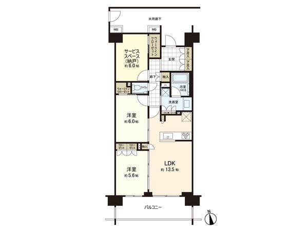 プレシスあすと長町エクレール 間取図(平面図) 間取図(平面図)