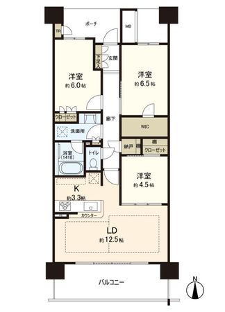パークタワーあすと長町 間取図(平面図) パークタワーあすと長町 間取図(平面図)