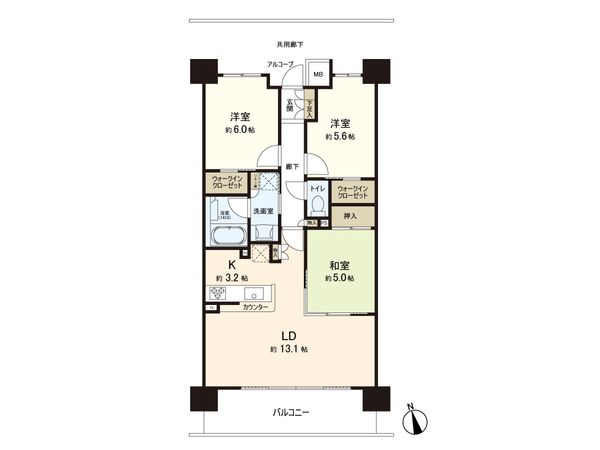 アドグランデ杜せきのした 間取図(平面図) 間取図(平面図)
