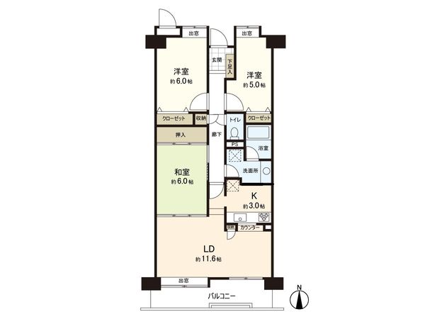 南仙台パークマンション 間取図(平面図) 南仙台パークマンション 間取図(平面図)
