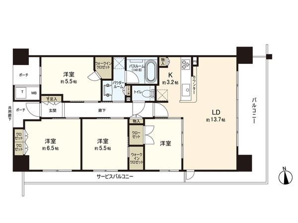 間取図(平面図)