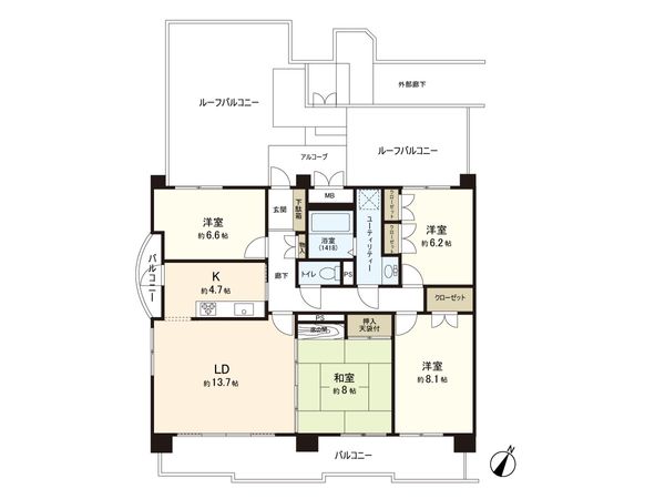 間取図(平面図)