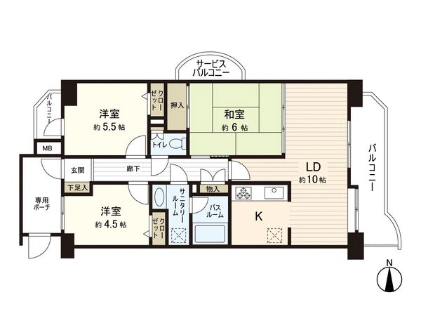 ダイアパレス柏木四季の杜 陽だまり館 間取図(平面図) ダイアパレス柏木四季の杜 陽だまり館 間取図(平面図)