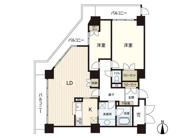 ダイアシティ2000茂庭 C1リッヂ 間取図(平面図) ダイアシティ2000茂庭 C1リッヂ 間取図(平面図)