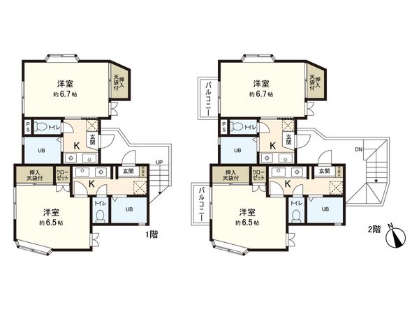 東黒松 アパート 間取図(平面図) 東黒松 アパート 間取図(平面図)