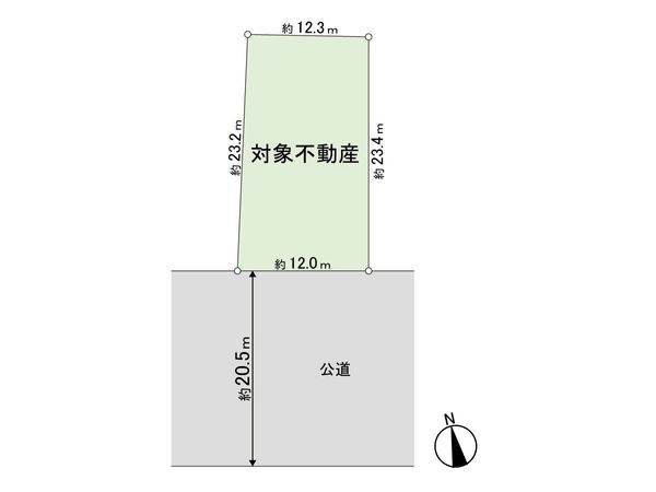 連坊2丁目 土地 区画図 区画図