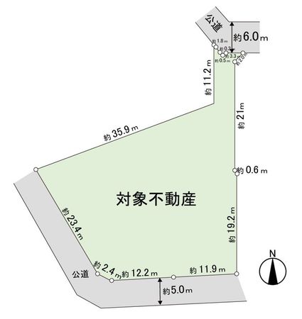 八木山東2丁目 土地 区画図 八木山東2丁目 土地 区画図