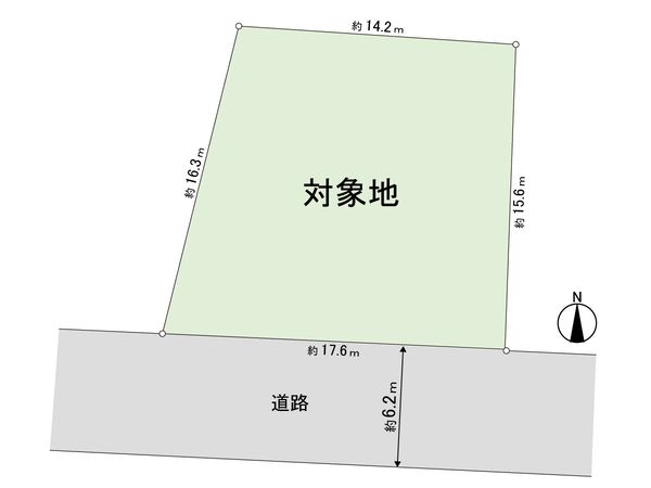 土地 山田本町 地形図