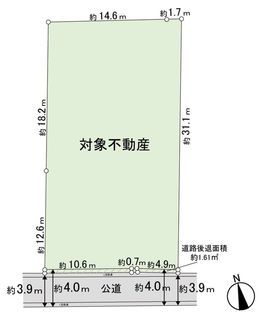 南小泉2丁目 土地 区画図