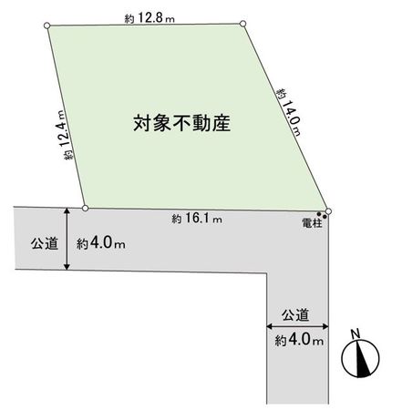 鈎取2丁目 土地 区画図