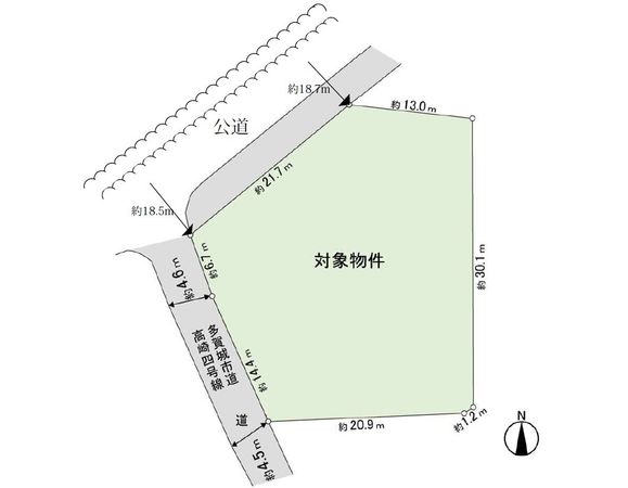 多賀城市高崎2丁目 土地 区画図 多賀城市高崎2丁目 土地 区画図