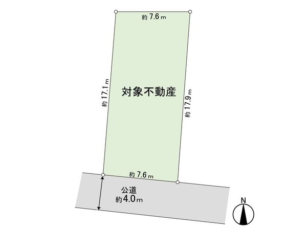富沢二丁目 売地 区画図 富沢二丁目 売地 区画図