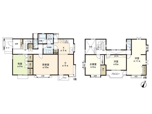 高森7丁目 戸建 間取図(平面図) 高森7丁目 戸建 間取図(平面図)