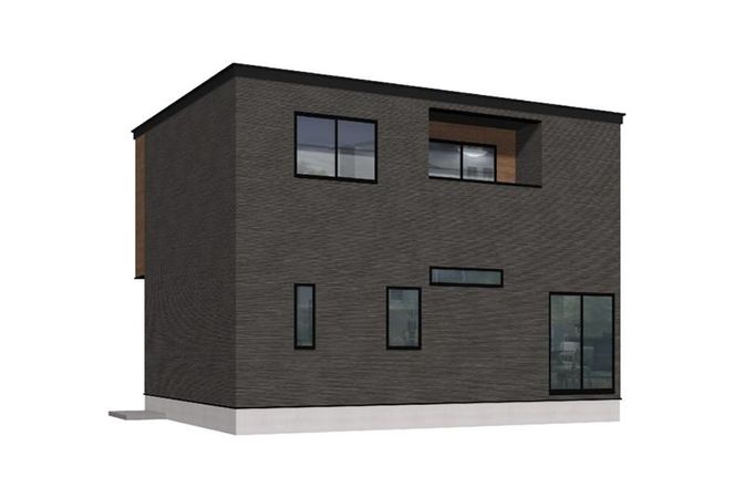 六郷 戸建 外観パース図 六郷 戸建 外観パース図
