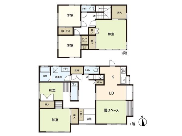 国見ケ丘 中古戸建 間取図(平面図) 国見ケ丘 中古戸建 間取図(平面図)