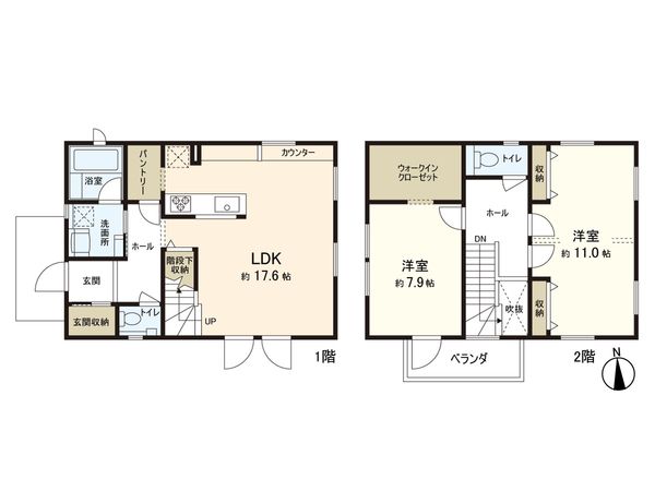 茂庭字中ノ瀬中 戸建 間取図(平面図) 茂庭字中ノ瀬中 戸建 間取図(平面図)