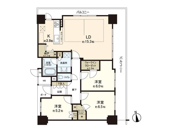 パークタワーあすと長町 間取図(平面図) パークタワーあすと長町 間取図(平面図)