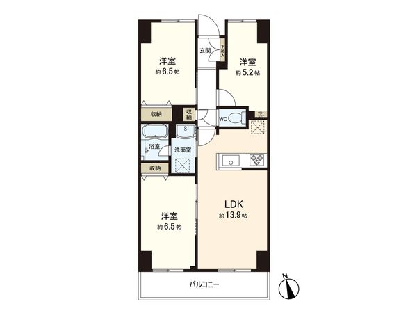 グリーンキャピタル長町Ⅱ 間取図(平面図) グリーンキャピタル長町Ⅱ 間取図(平面図)