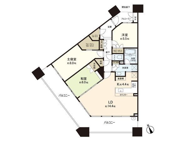 パークホームズ一番町一丁目 間取図(平面図) パークホームズ一番町一丁目 間取図(平面図)