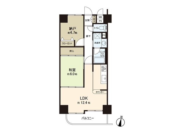 ライオンズマンション広瀬通 間取図(平面図) 間取図(平面図)