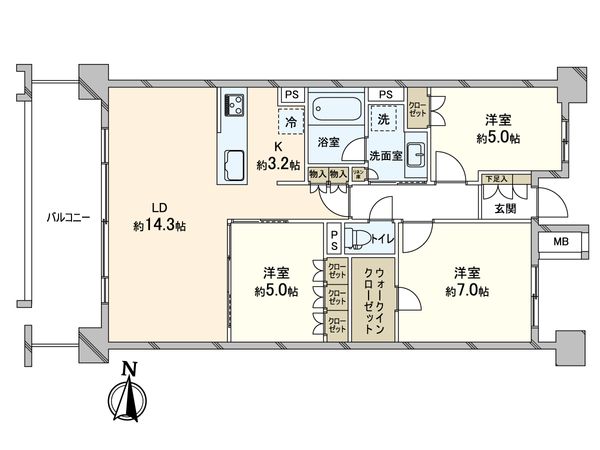 ザ・レーベン仙台大手町 間取図(平面図) ザ・レーベン仙台大手町 間取図(平面図)