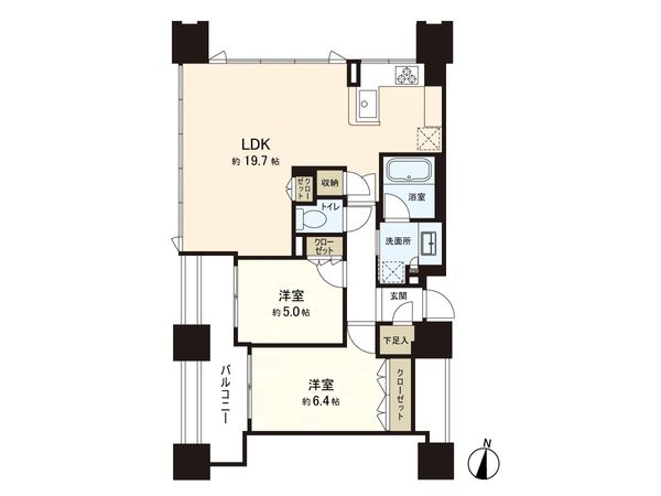 シティタワー仙台一番町レジデンス 間取図(平面図) シティタワー仙台一番町レジデンス 間取図(平面図)