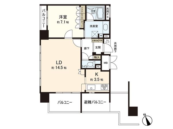 グローリオ本町銀杏坂 間取図(平面図) グローリオ本町銀杏坂 間取図(平面図)