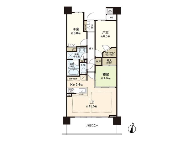 ザ・青葉通レジデンス 間取図(平面図) 間取図(平面図)