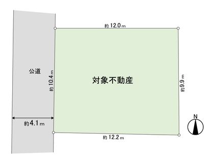 小田原3丁目土地① 区画図