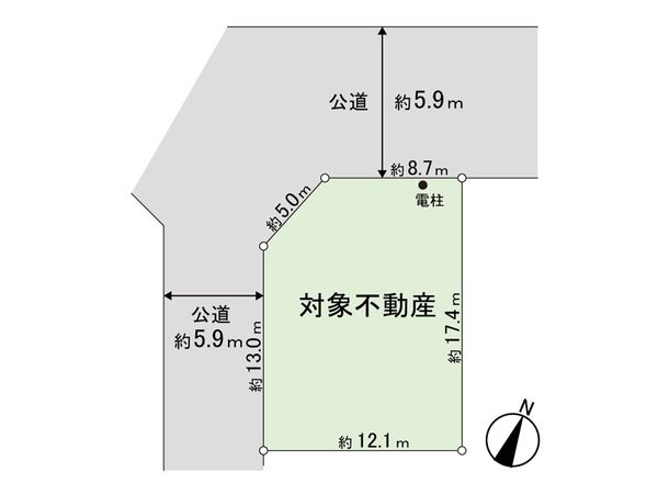 宮城野区中野1丁目 土地 区画図 宮城野区中野1丁目 土地 区画図