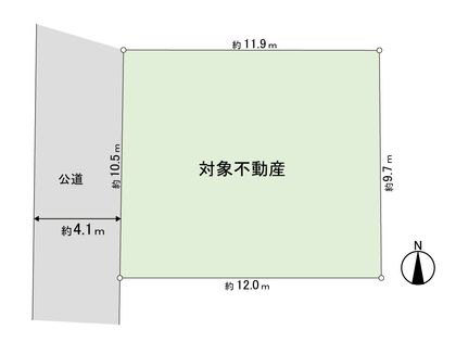 小田原3丁目土地② 区画図
