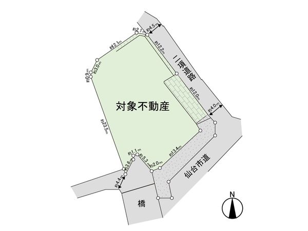 台原3丁目 土地 区画図