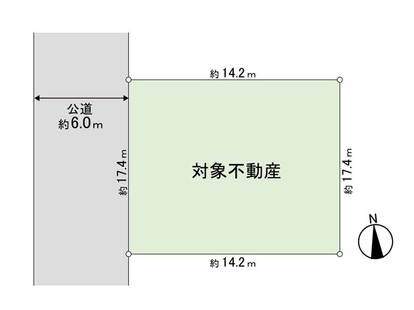 東勝山3丁目 土地 区画図 区画図