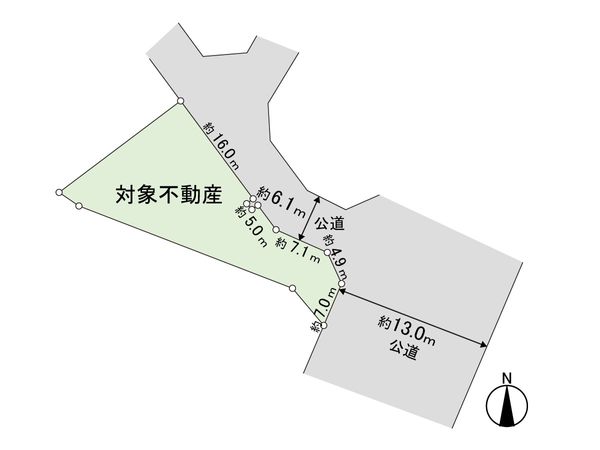 貝ヶ森四丁目 土地 区画図 貝ヶ森四丁目 土地 区画図