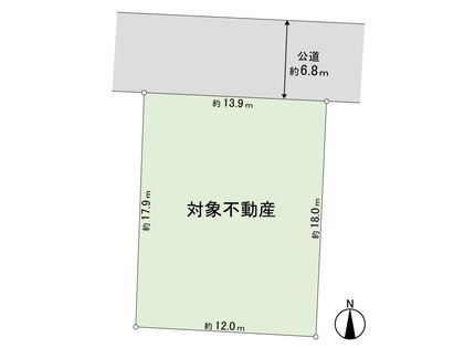 桜ケ丘5丁目 土地 区画図