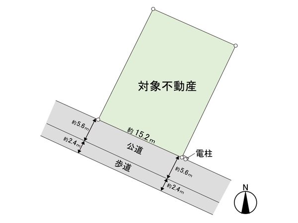 鶴ケ谷1丁目 土地 区画図