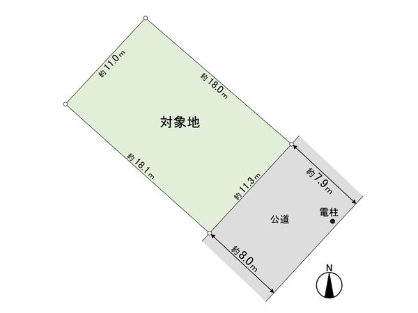 中山5丁目 土地 区画図 区画図