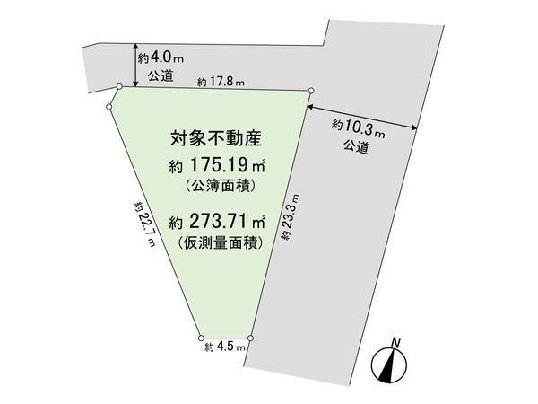 西多賀3丁目 土地 区画図 西多賀3丁目 土地 区画図