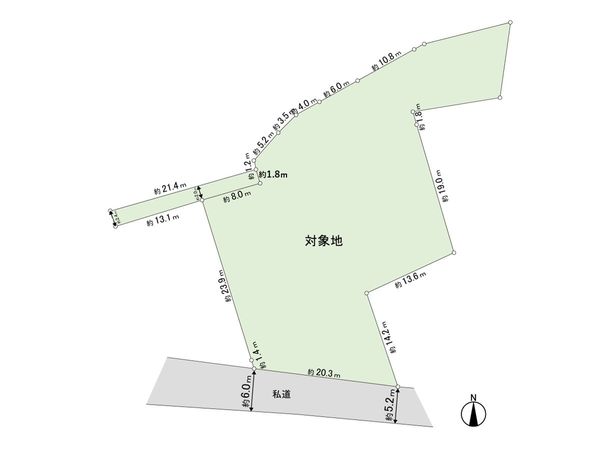 大梶 土地 区画図 大梶 土地 区画図